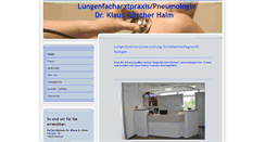 Desktop Screenshot of lungendoc-rottweil.de