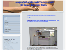 Tablet Screenshot of lungendoc-rottweil.de